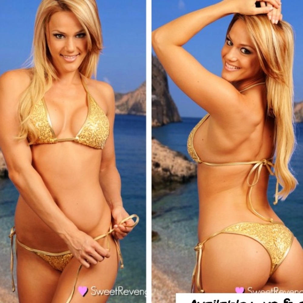 Gold sexy Sweet Revenge Bikini extra small xs